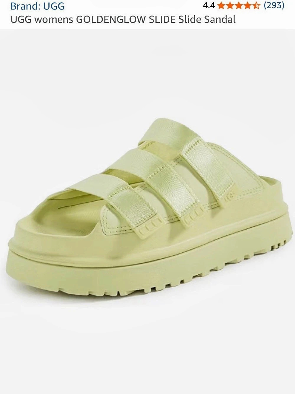 UGG GoldenGlow Slide Green